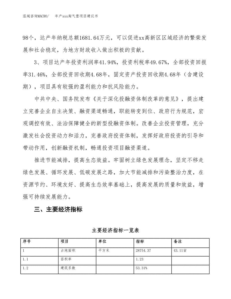 年产xxx淘气堡项目建议书(可编辑).docx_第5页