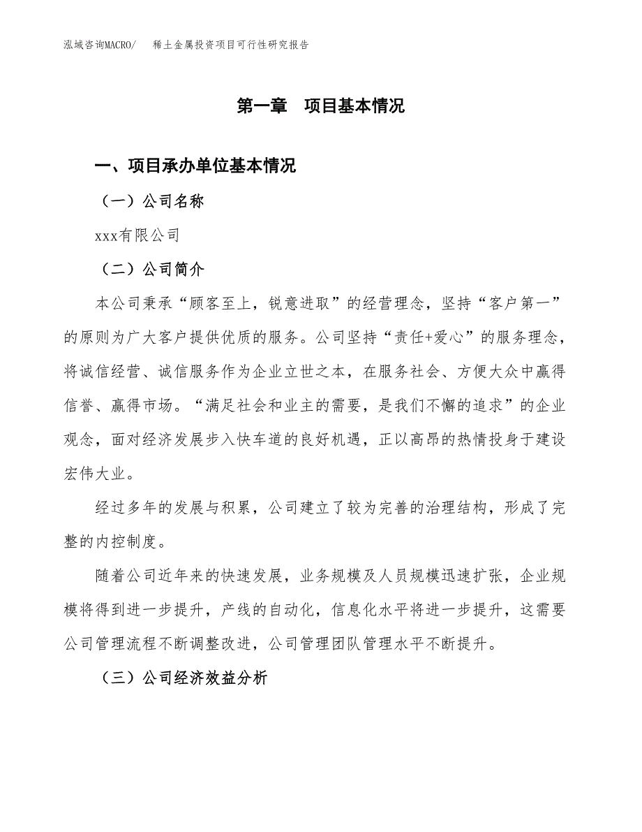 稀土金属投资项目可行性研究报告(word可编辑).docx_第3页