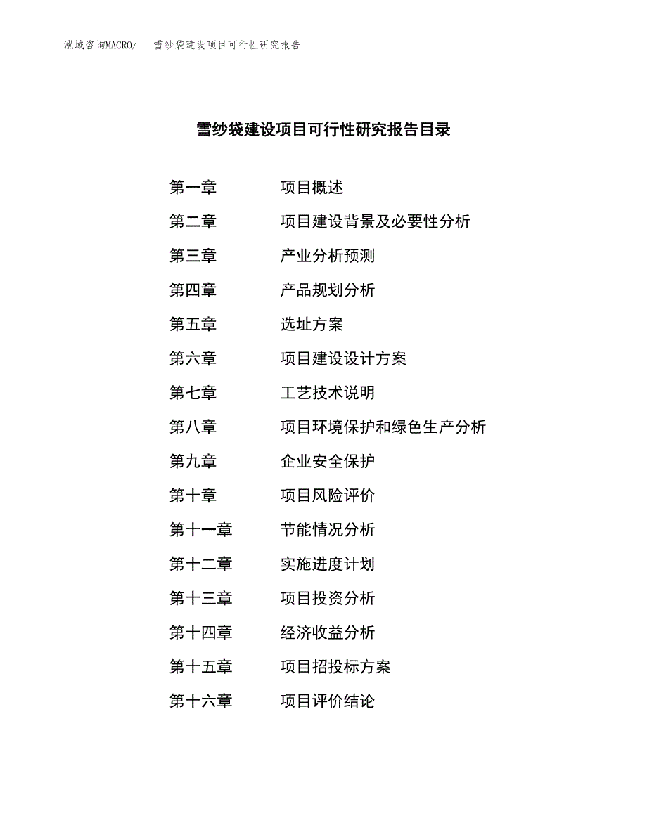 雪纱袋建设项目可行性研究报告（word下载可编辑）_第4页