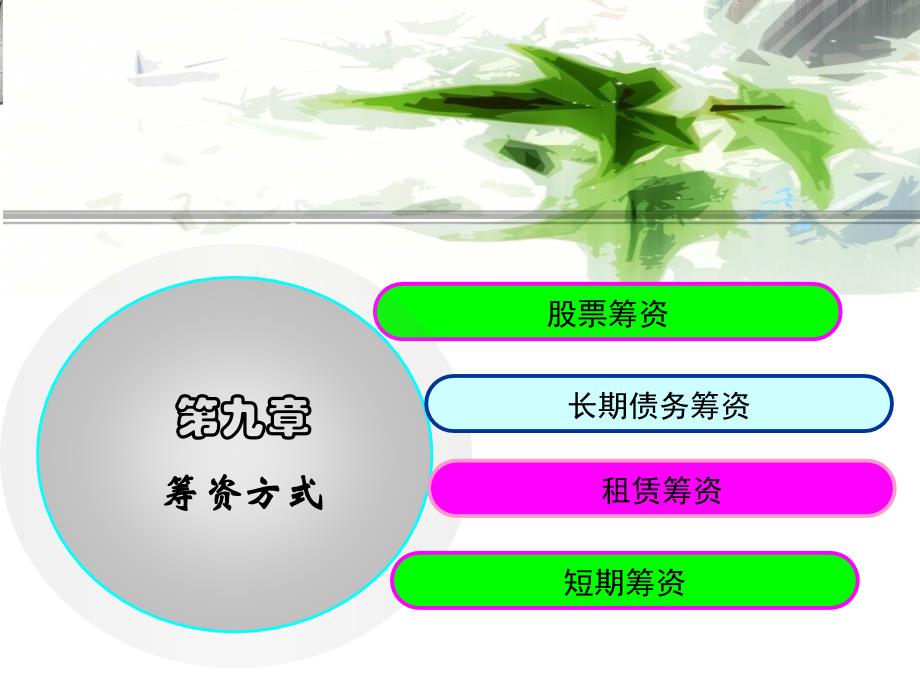 筹资方式培训课件.ppt_第1页