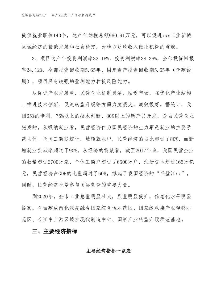 年产xxx火工产品项目建议书(可编辑).docx_第5页