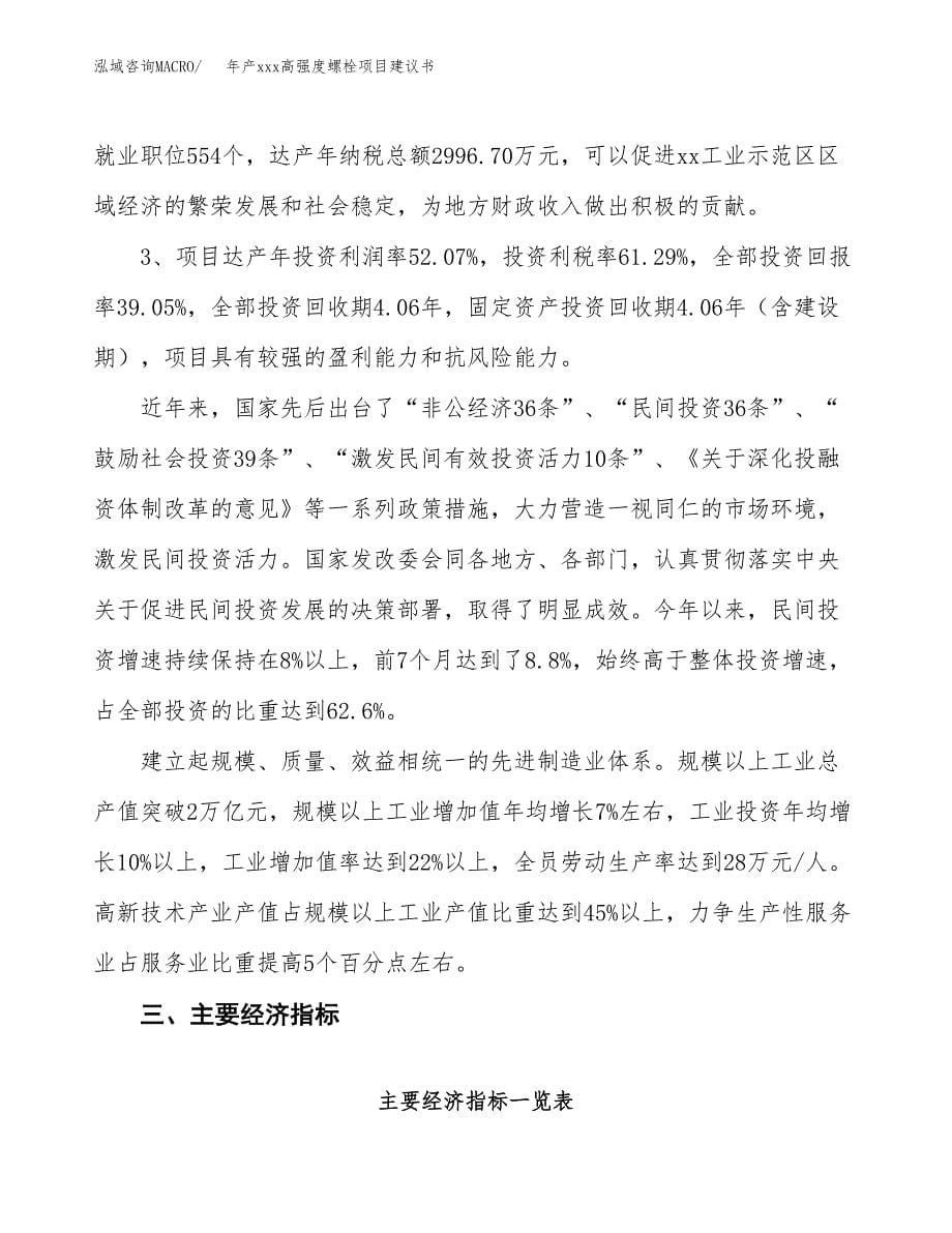 年产xxx高强度螺栓项目建议书(可编辑).docx_第5页