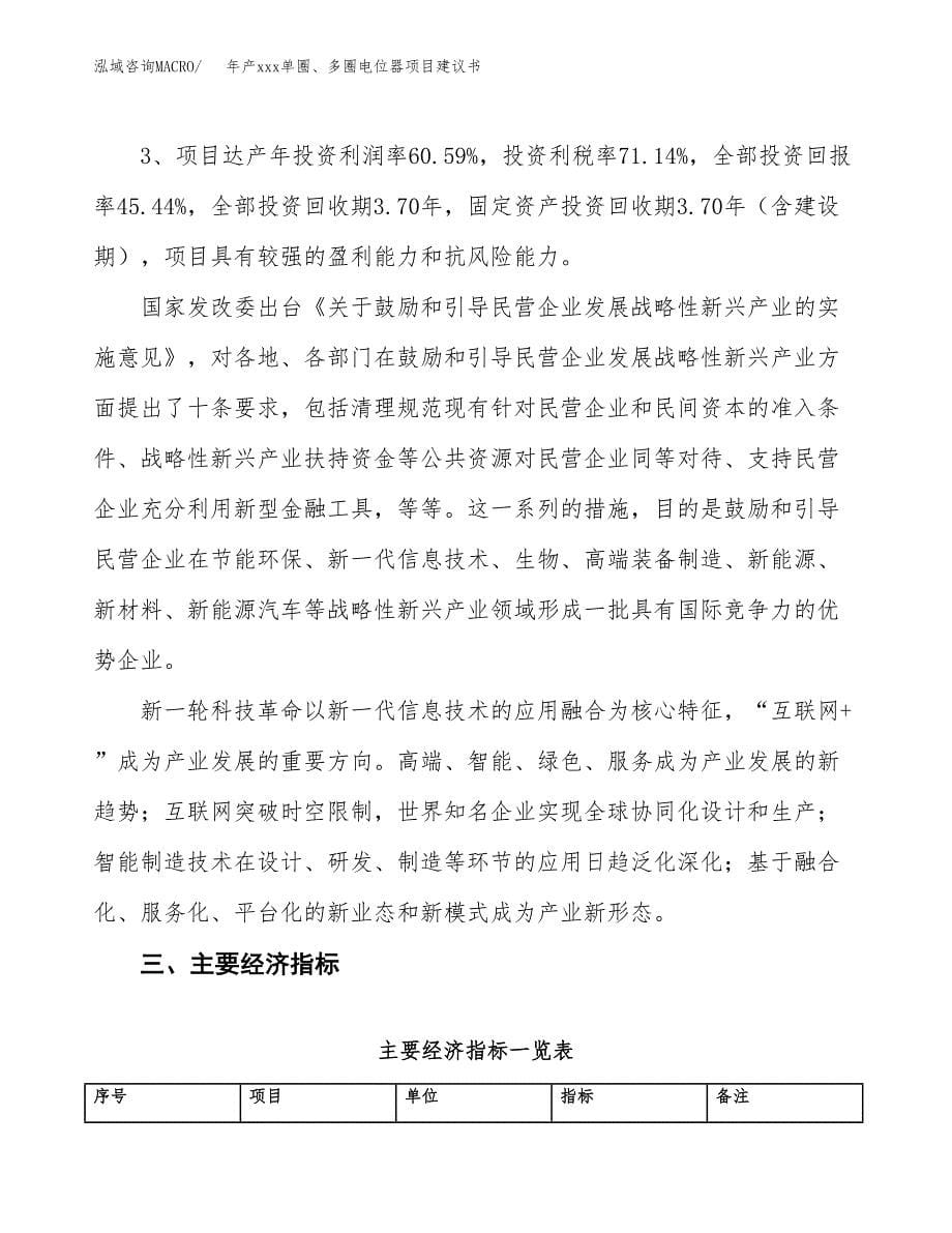 年产xxx单圈、多圈电位器项目建议书(可编辑).docx_第5页