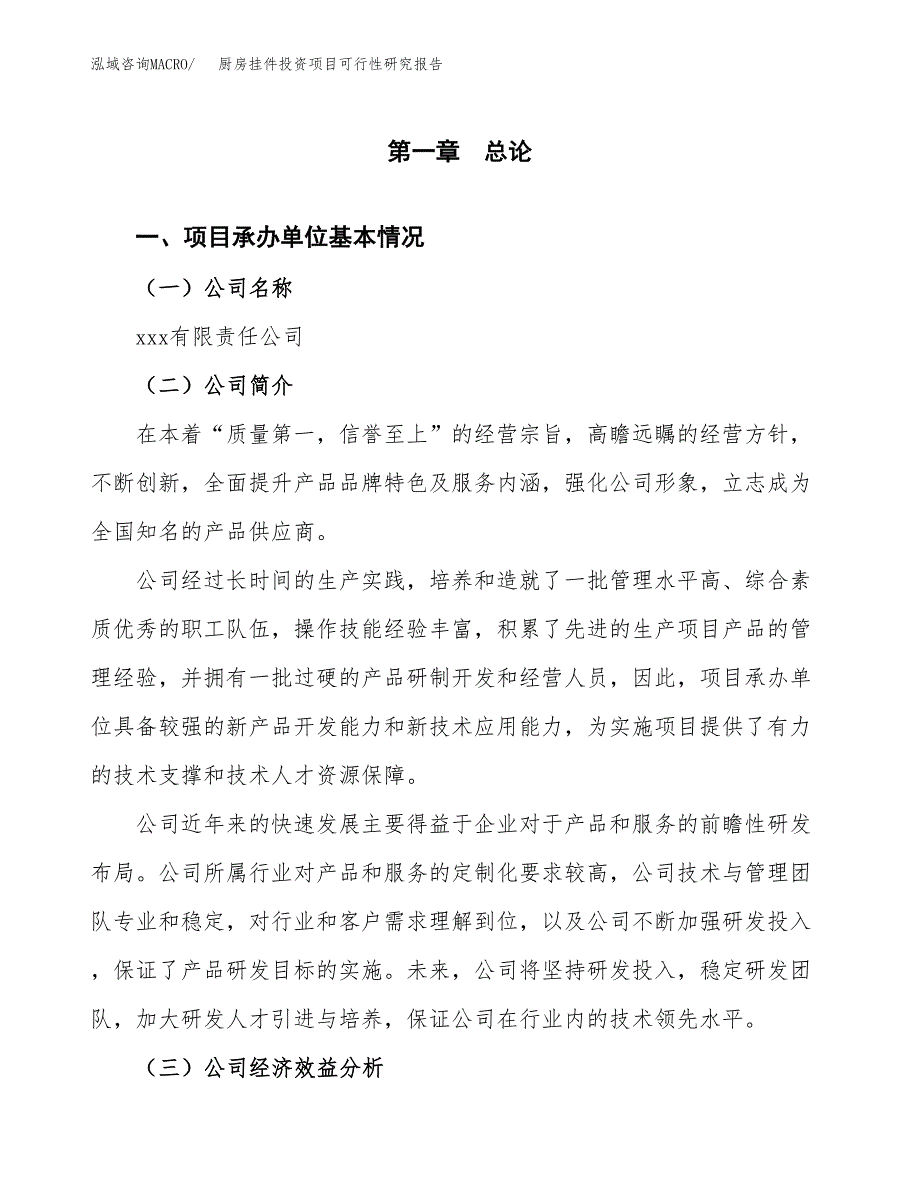 厨房挂件投资项目可行性研究报告(word可编辑).docx_第3页