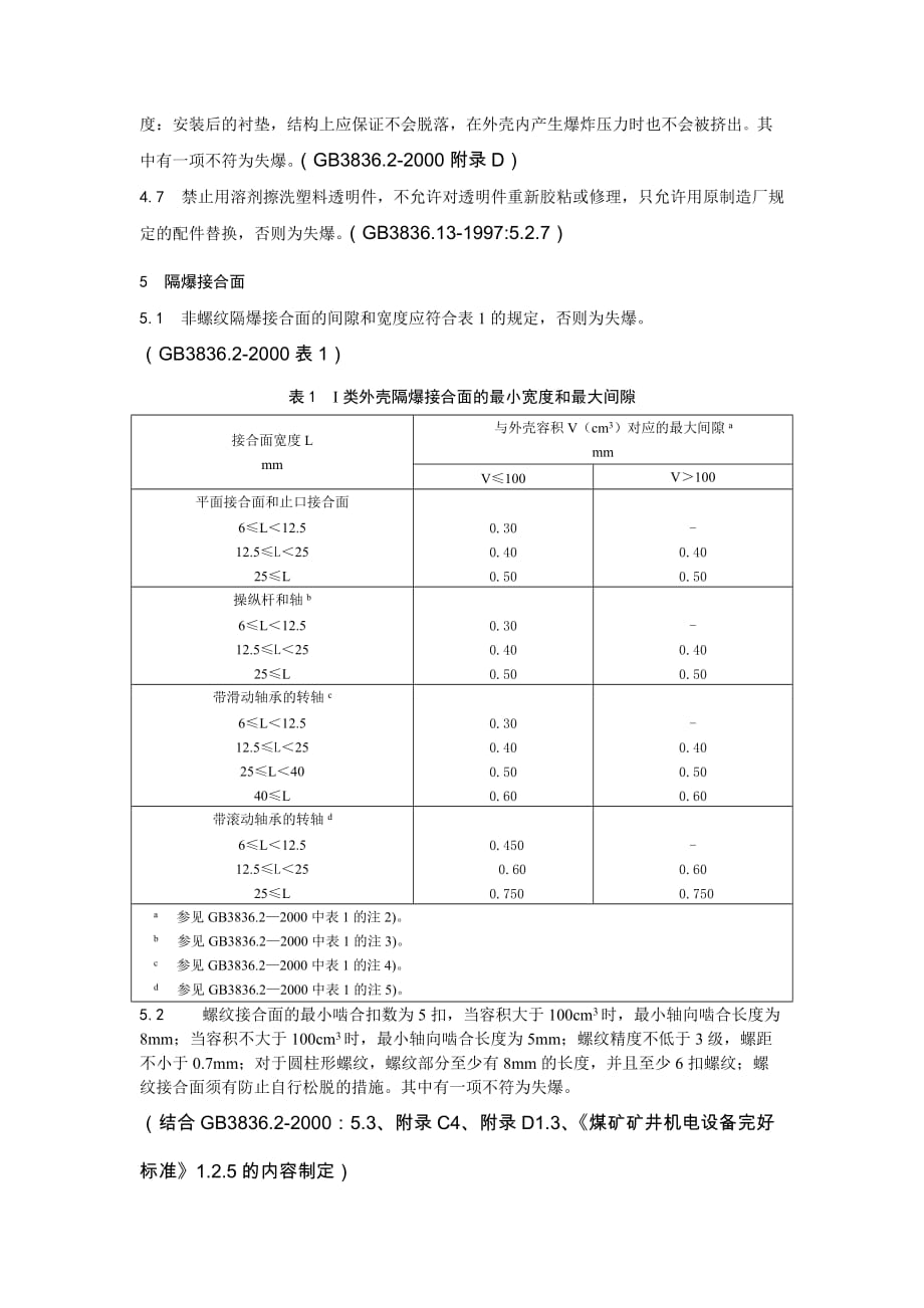 隔爆电气设备失爆检查标准_第2页