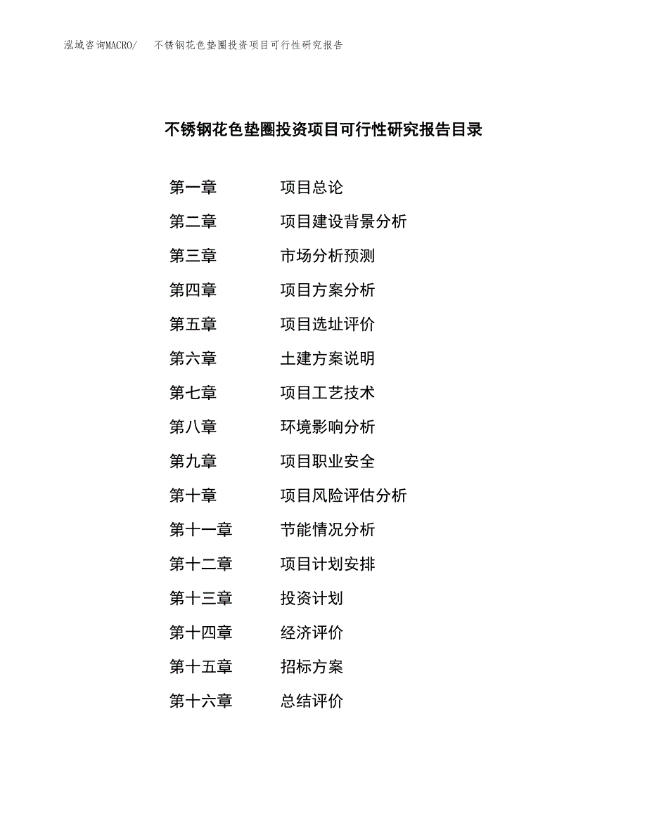 不锈钢花色垫圈投资项目可行性研究报告(word可编辑).docx_第2页