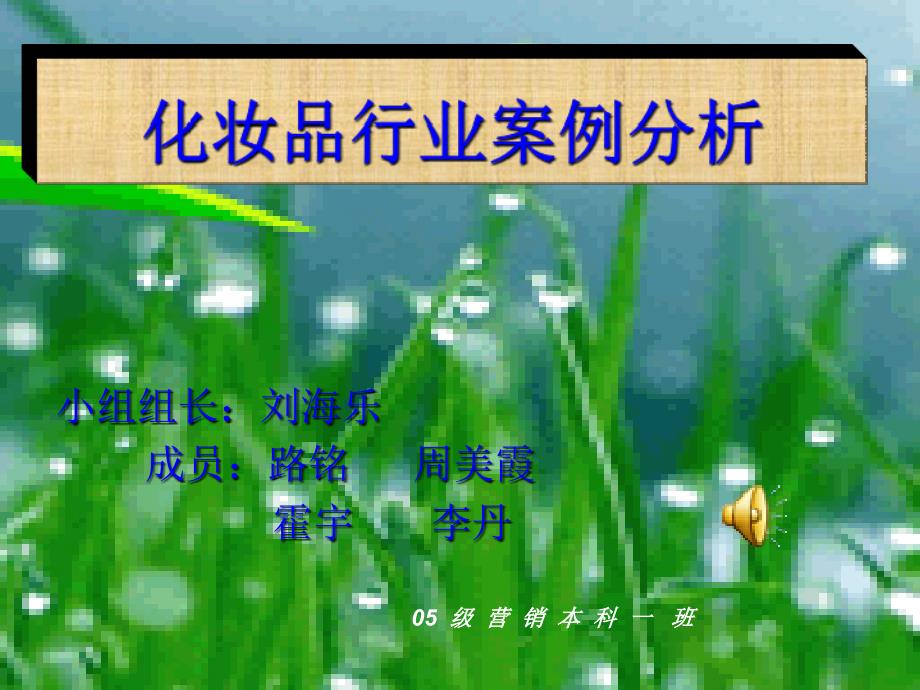 欧莱雅化妆品行业的发展方向.ppt_第1页