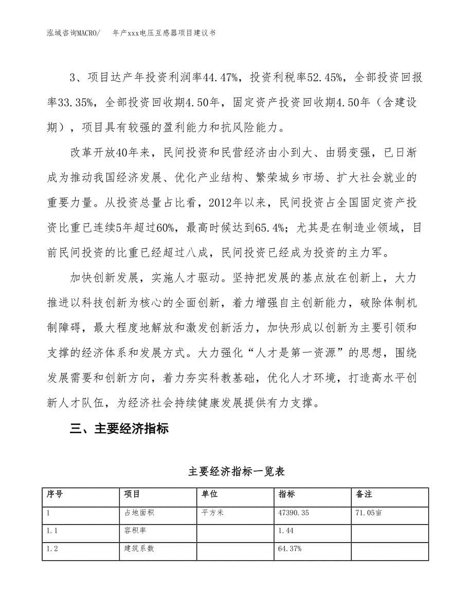 年产xxx电压互感器项目建议书(可编辑).docx_第5页