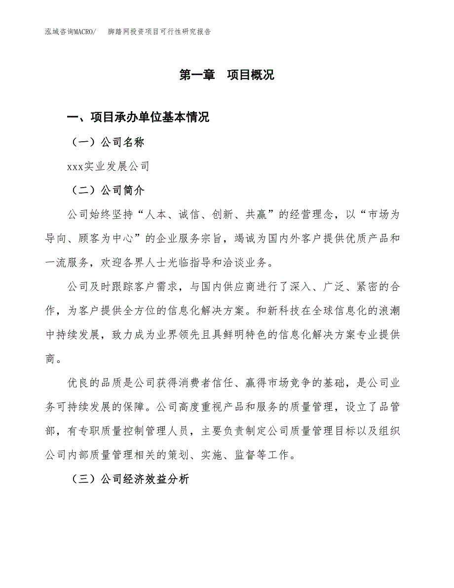 脚踏网投资项目可行性研究报告(word可编辑).docx_第3页