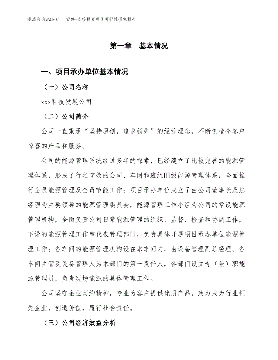 管件-直接投资项目可行性研究报告(word可编辑).docx_第3页