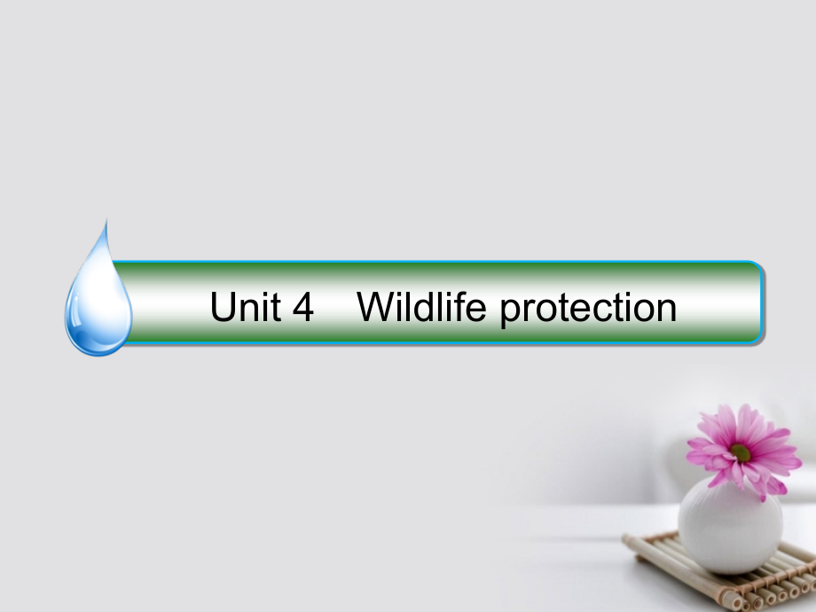 （课标通用）2018版高考英语大一轮复习 unit 4 wildlife protection课件 新人教版必修2_第1页