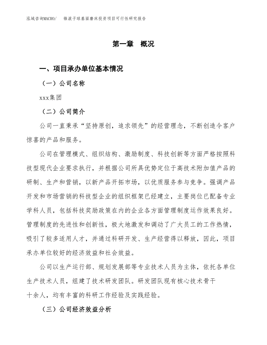 锥滚子球基面磨床投资项目可行性研究报告(word可编辑).docx_第3页