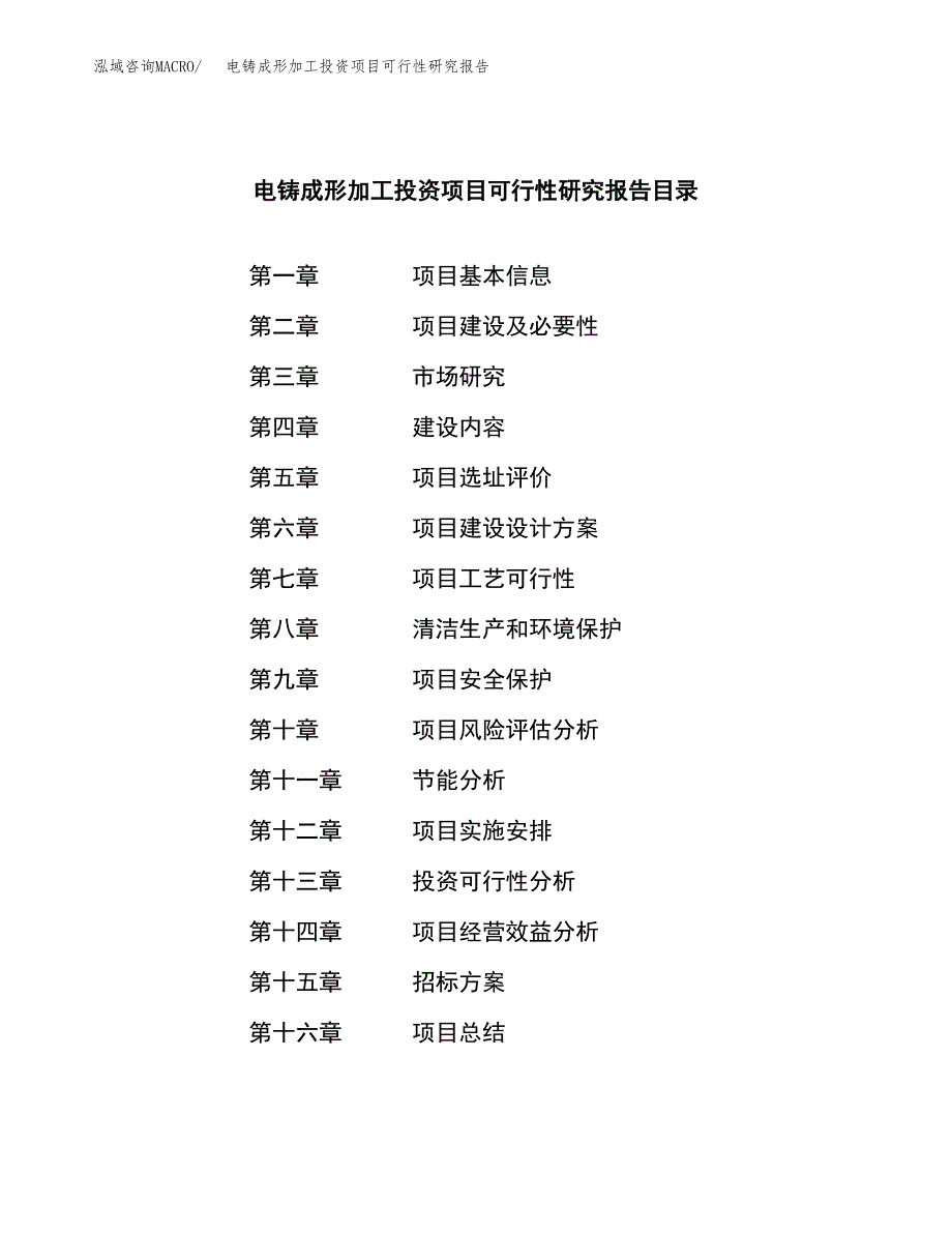 电铸成形加工投资项目可行性研究报告(word可编辑).docx_第2页