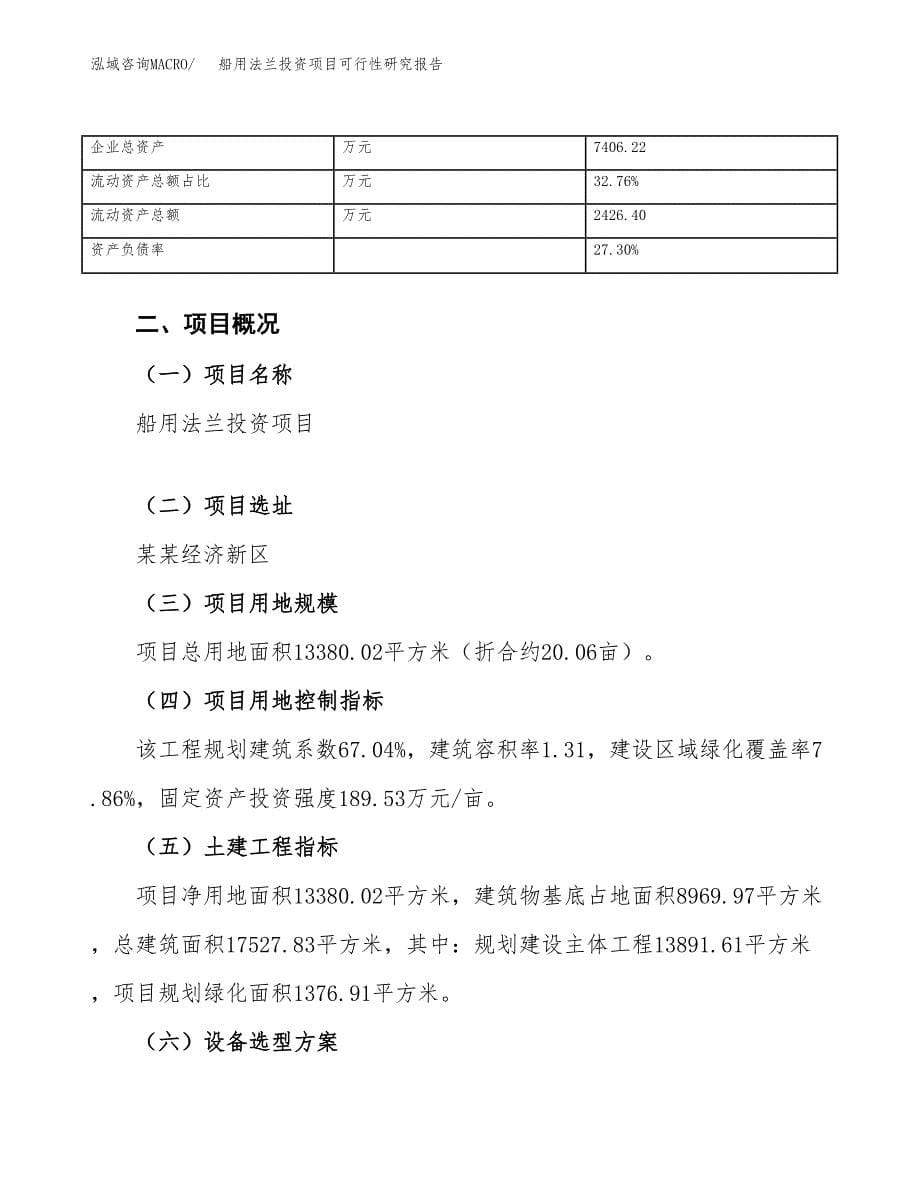 船用法兰投资项目可行性研究报告(word可编辑).docx_第5页