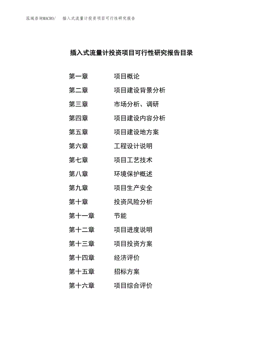 插入式流量计投资项目可行性研究报告(word可编辑).docx_第2页