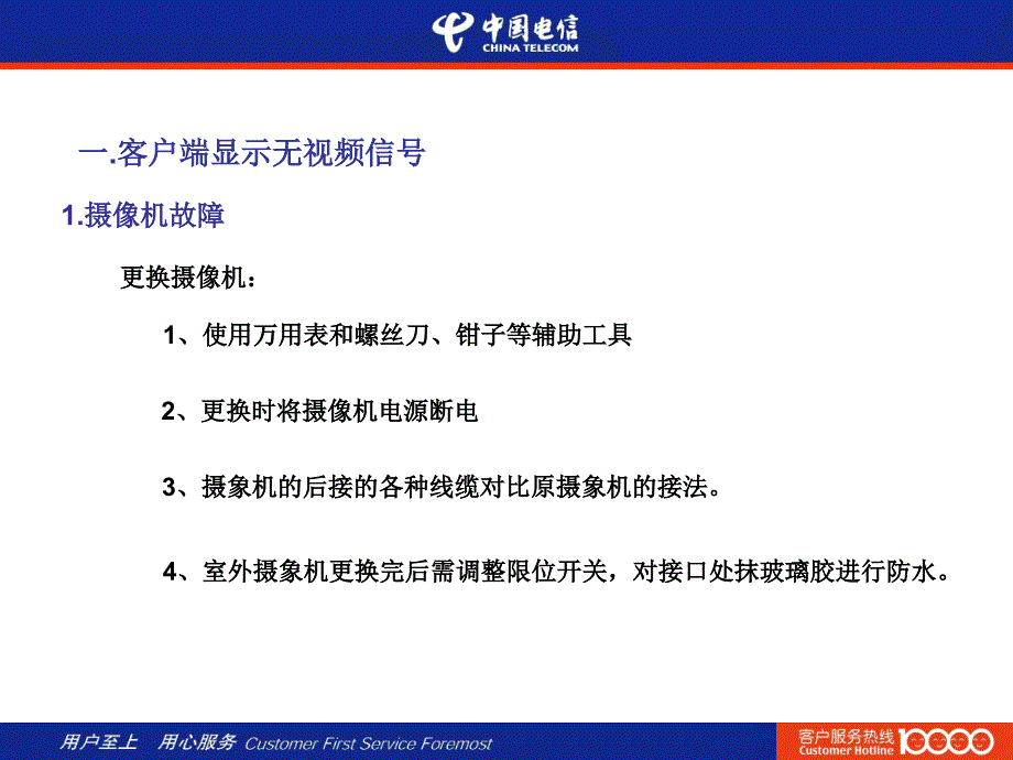 视频监控常见维护故障处理（中国电信）.ppt_第4页