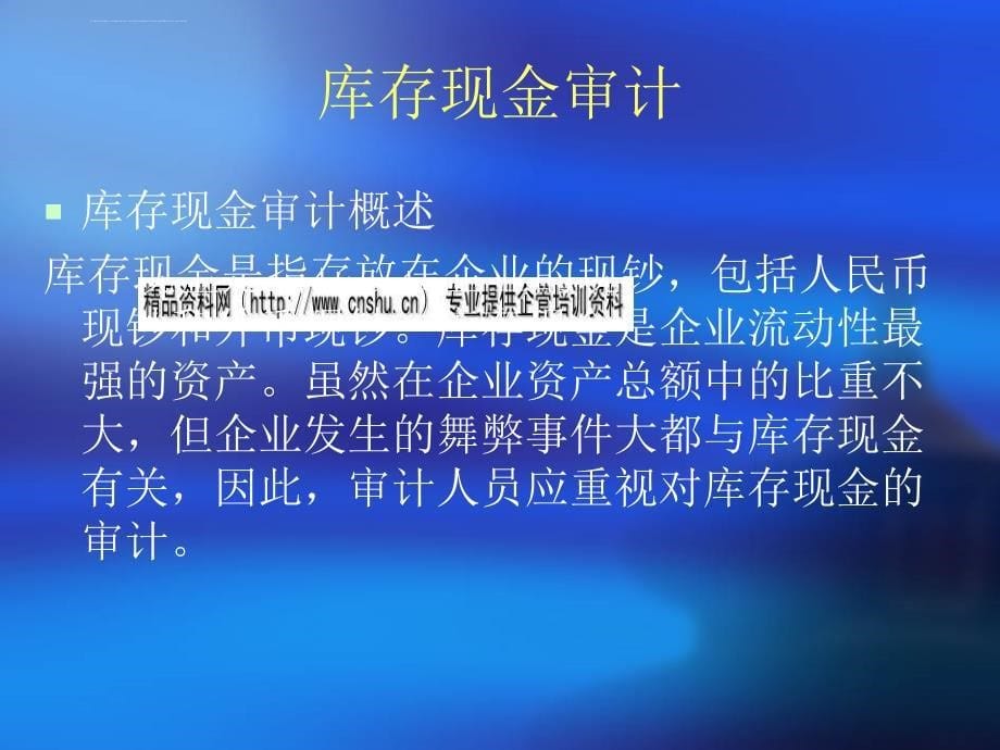 货币资金业务循环审计学习教材.ppt_第5页