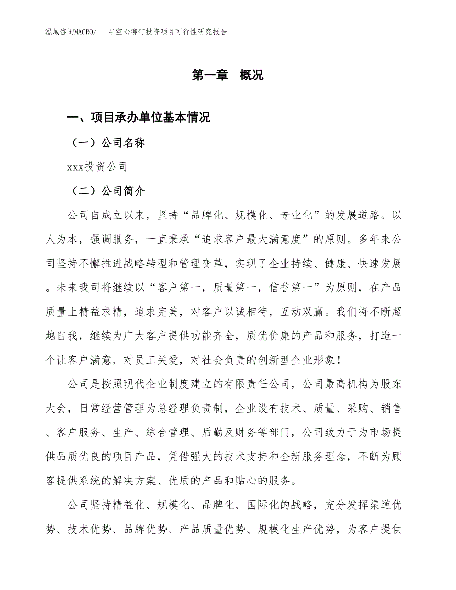 半空心铆钉投资项目可行性研究报告(word可编辑).docx_第3页