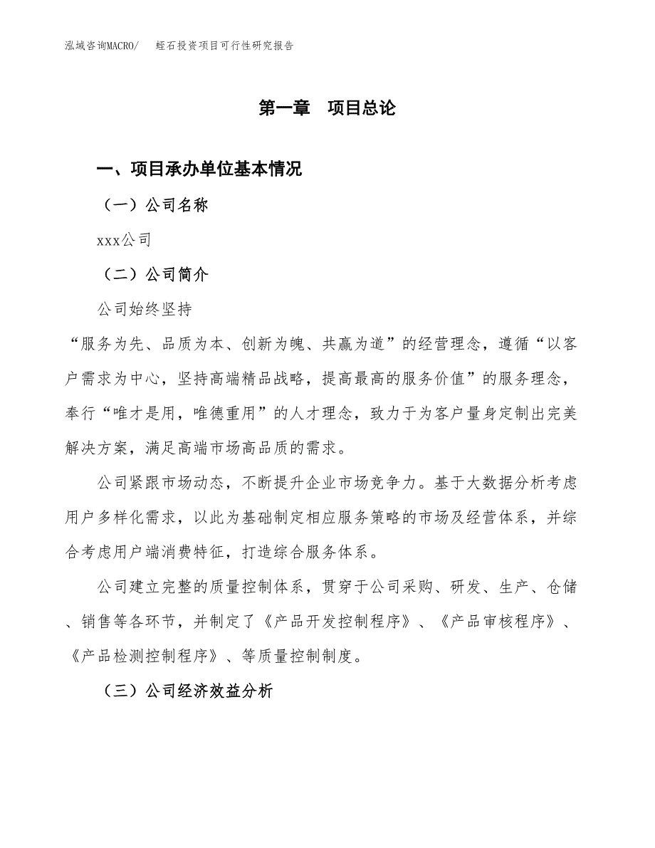 蛭石投资项目可行性研究报告(word可编辑).docx_第3页