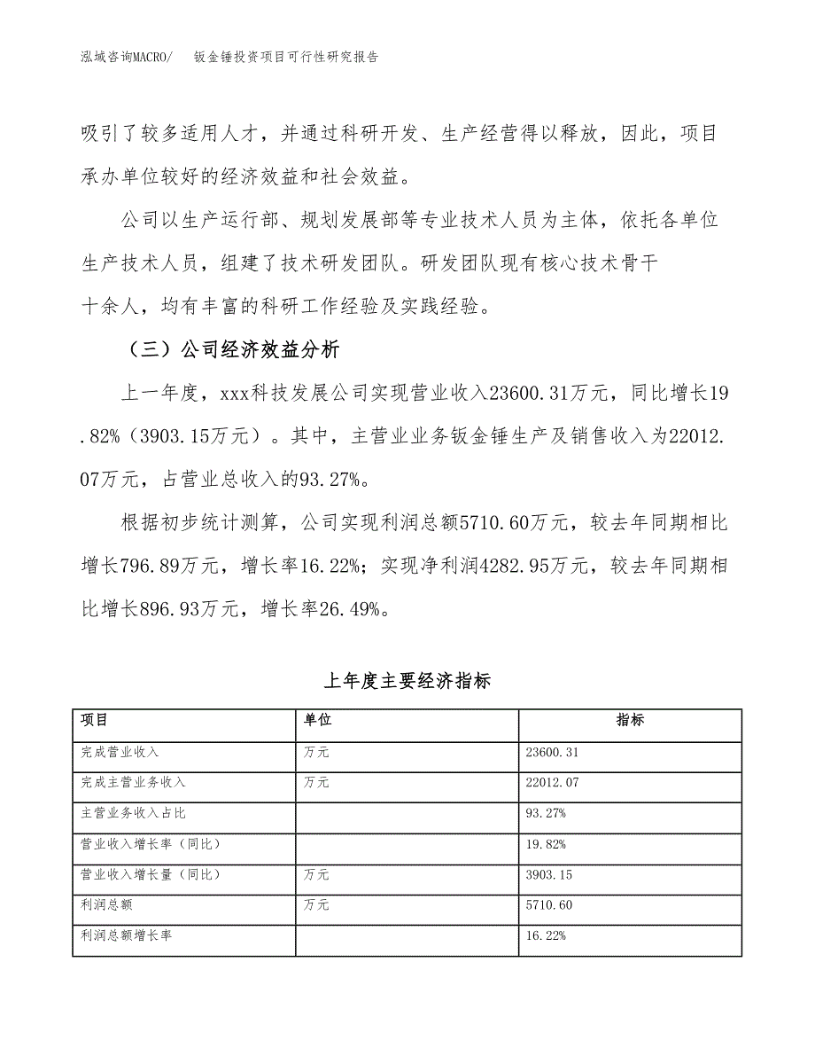 钣金锤投资项目可行性研究报告(word可编辑).docx_第4页