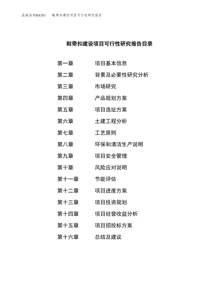 鞋带扣建设项目可行性研究报告（word下载可编辑）_第3页