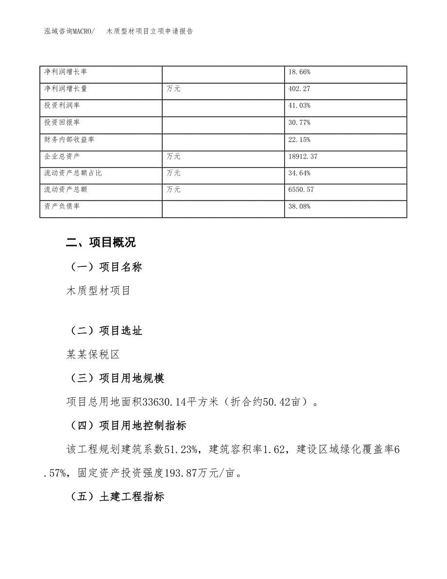 木质型材项目立项申请报告(word可编辑).docx_第4页