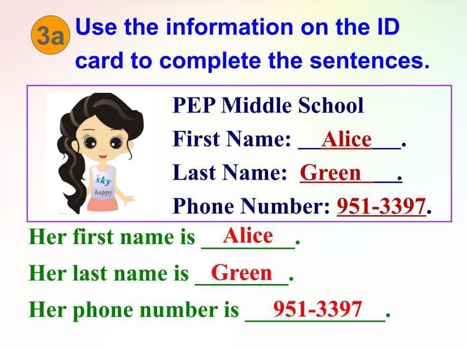 2019年秋人教版七年级上册英语教学课件：Unit 1 Section B 3a-Self Check(共19张PPT)_第5页