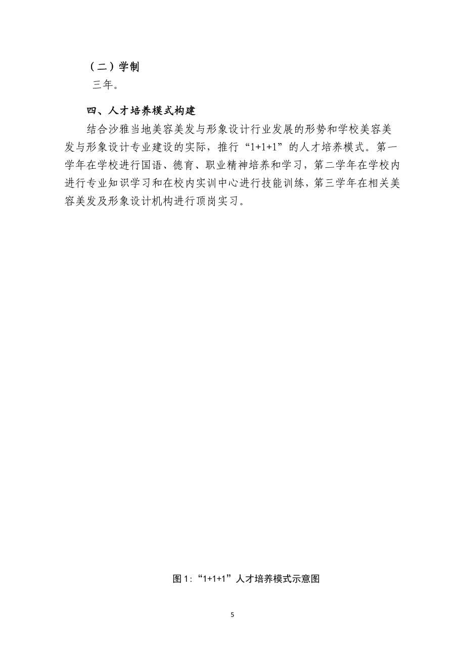 美容专业人才培养方案.doc_第5页