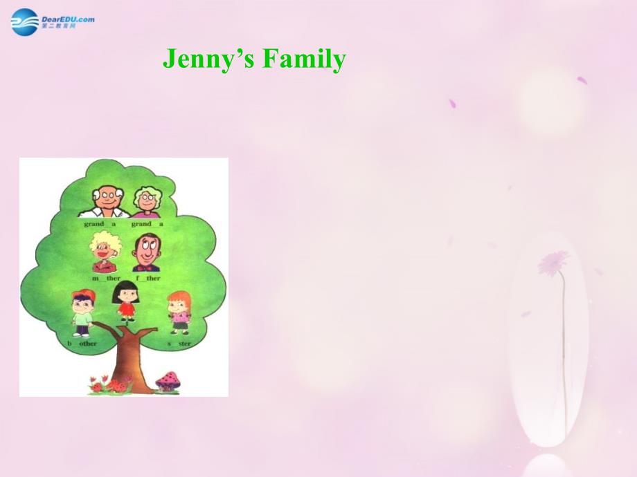 三年级英语上册 lesson 21 jenny’s family课件4 冀教版_第1页