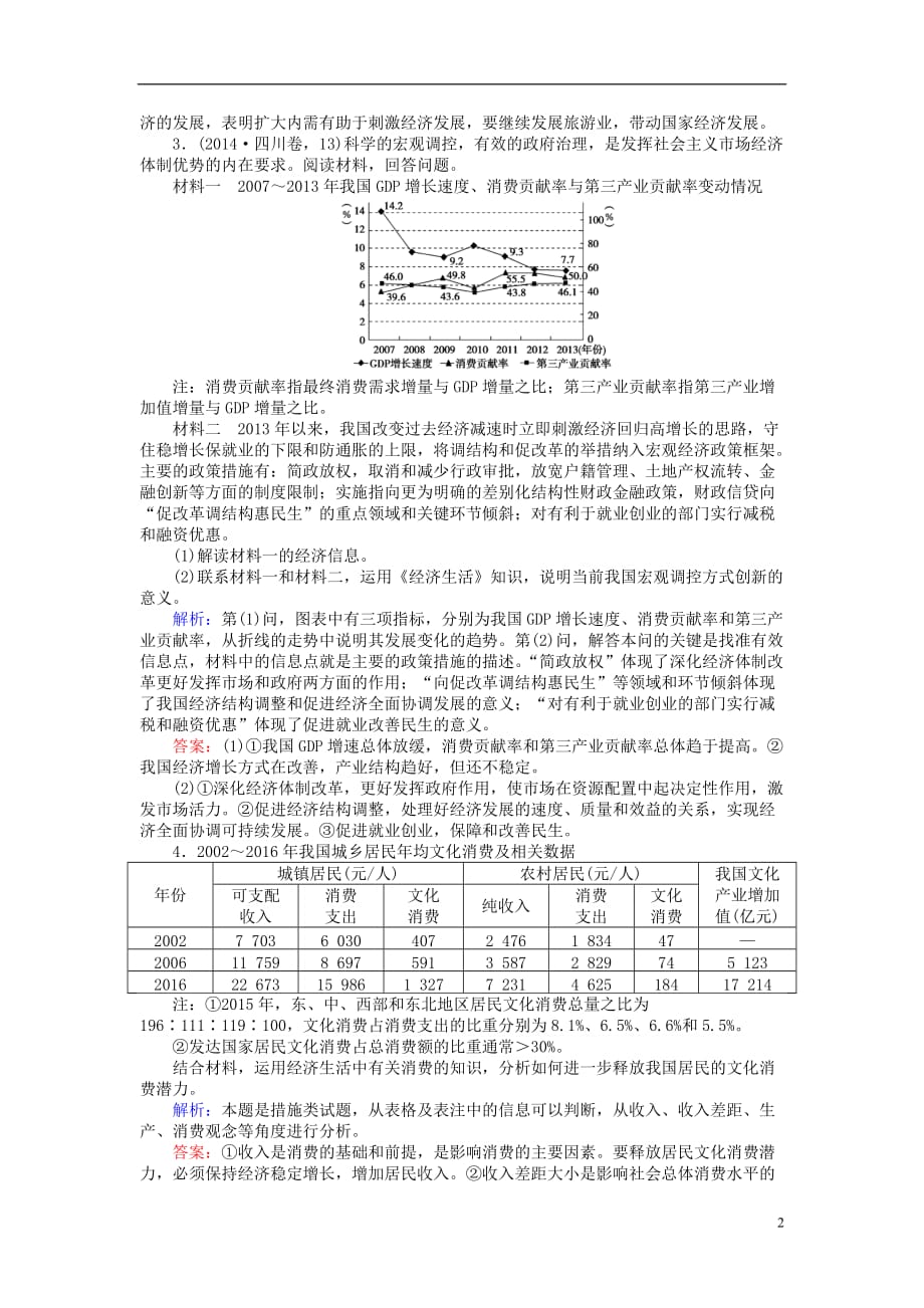 全程复习构想2018高考政治一轮复习 1.4.4（微专题）&ldquo;图表类&rdquo;主观题专题训练 新人教版必修1_第2页