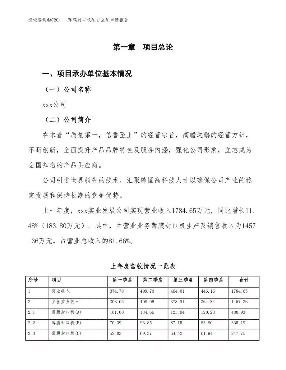 薄膜封口机项目立项申请报告(word可编辑).docx_第2页