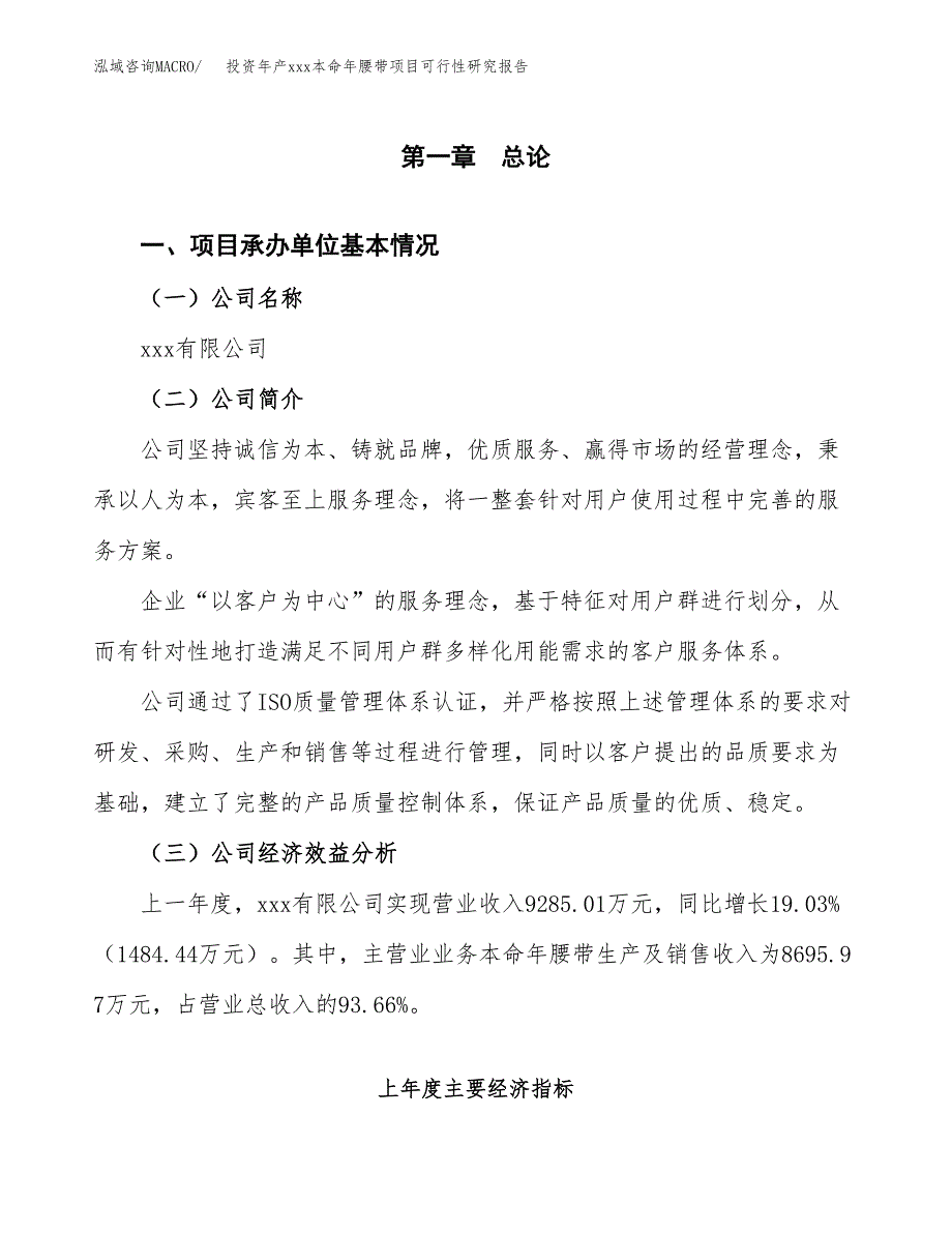 投资年产xxx本命年腰带项目可行性研究报告_第4页