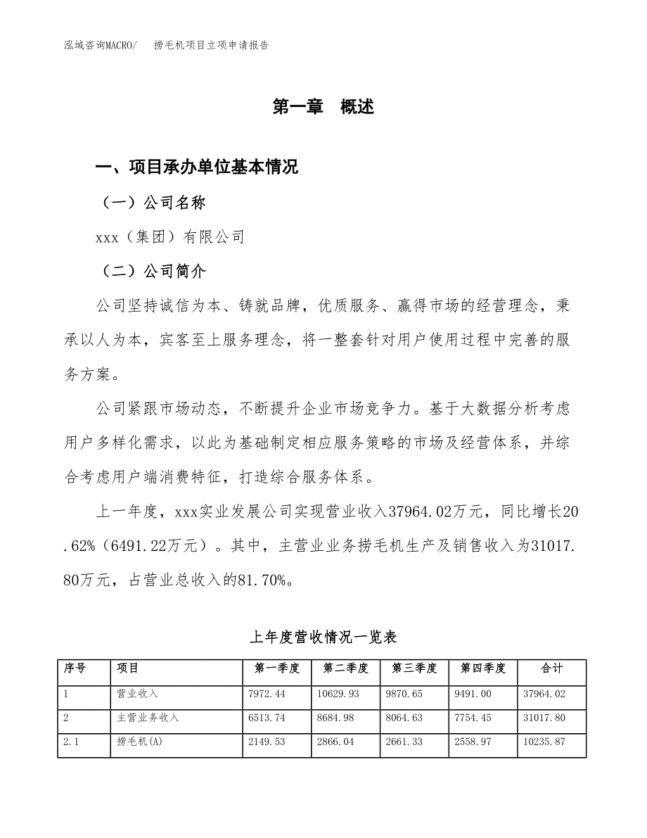 捞毛机项目立项申请报告(word可编辑).docx_第2页