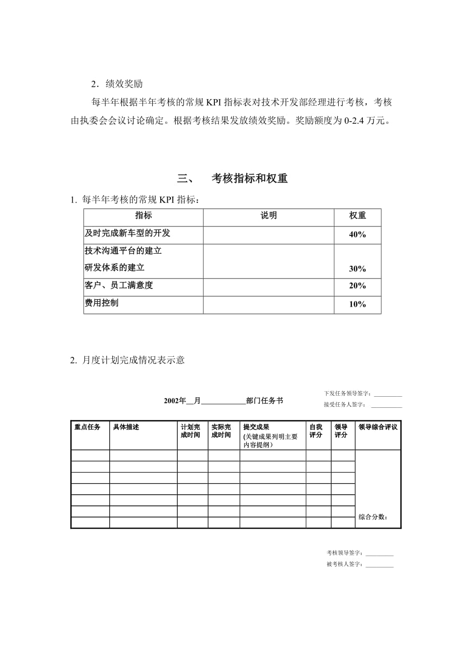 技术部经理的目标责任书.doc_第3页