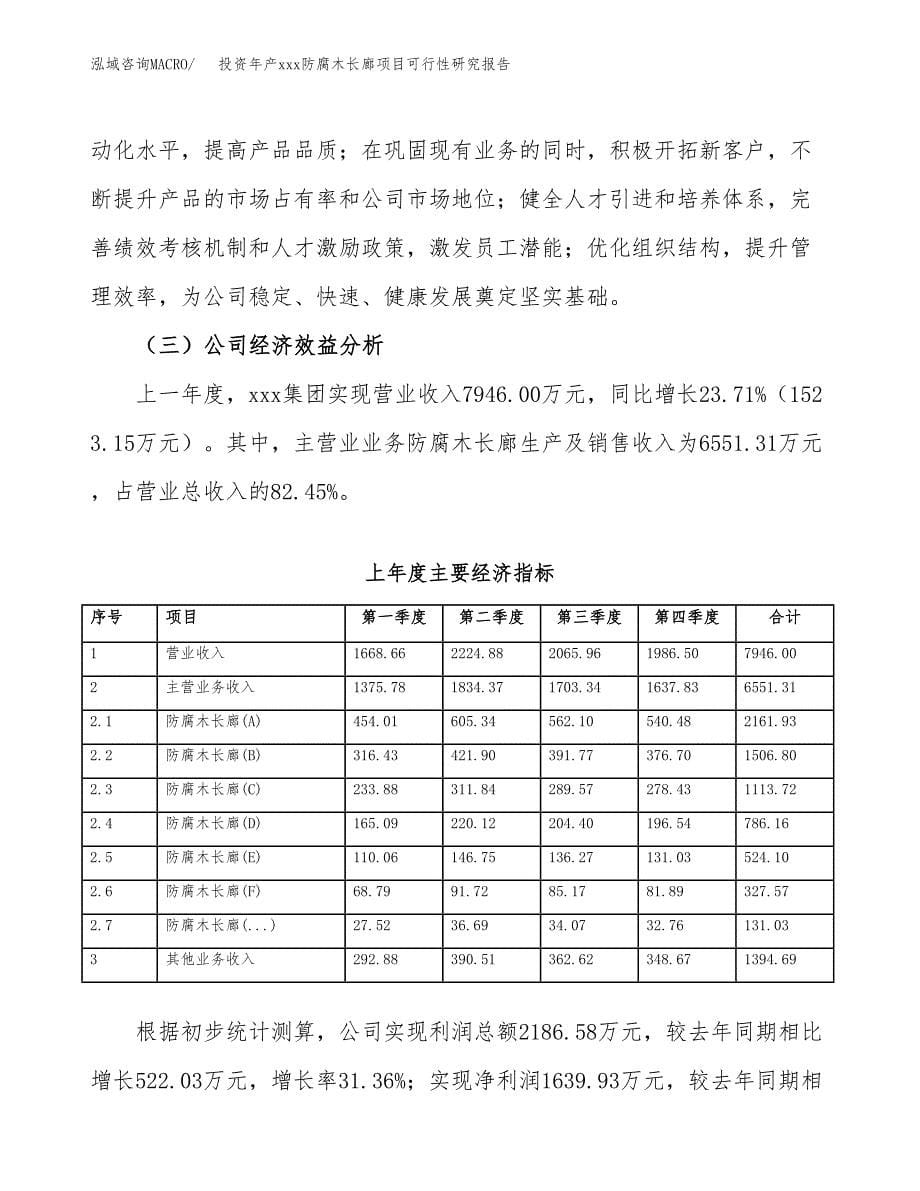 投资年产xxx防腐木长廊项目可行性研究报告_第5页