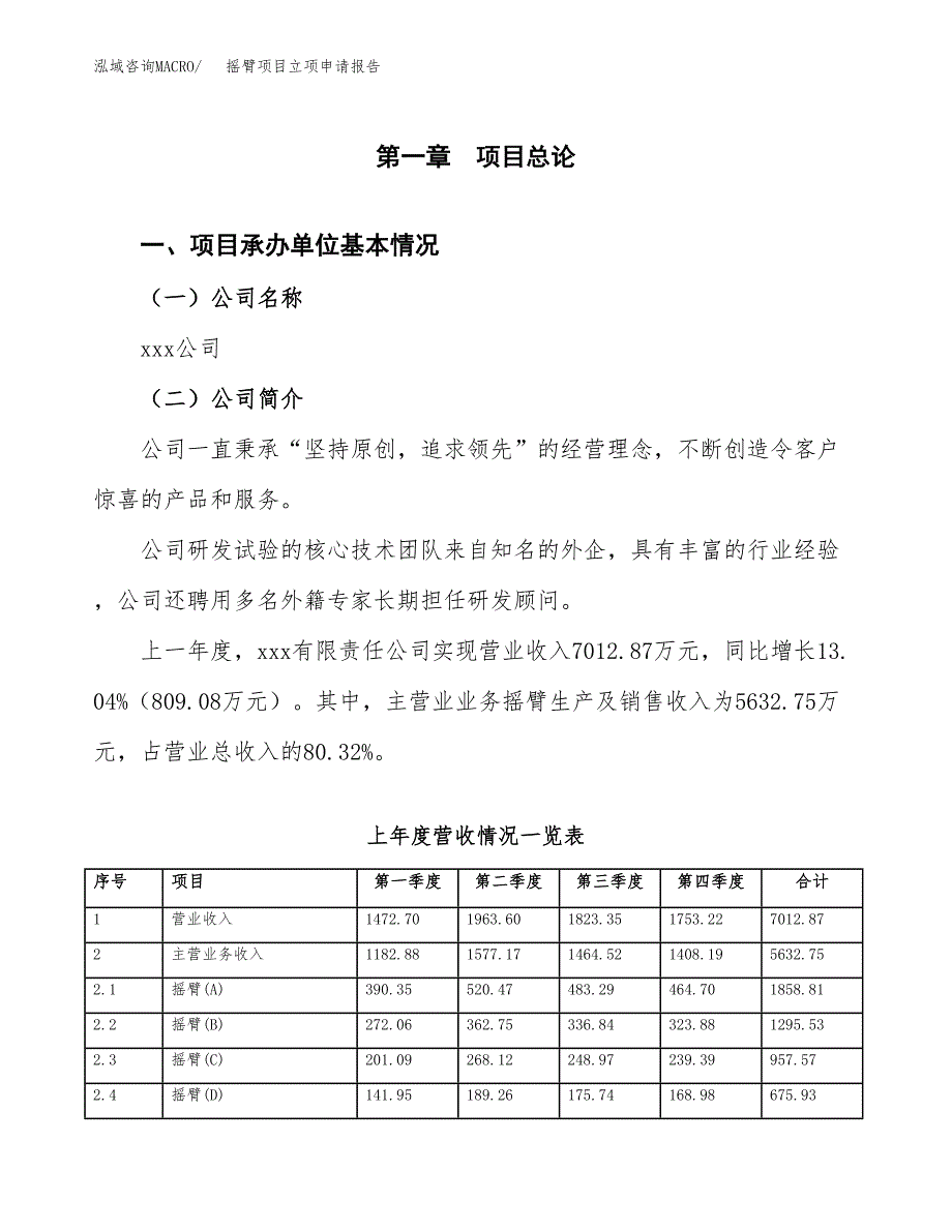 摇臂项目立项申请报告(word可编辑).docx_第2页