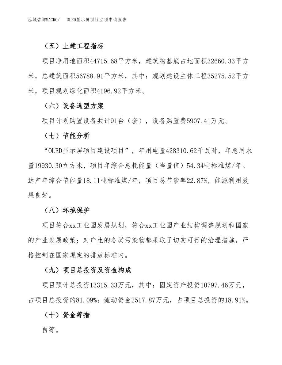 OLED显示屏项目立项申请报告(word可编辑).docx_第5页