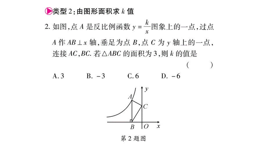 小专题(9)反比例函数表达式中k的几何意义_第3页