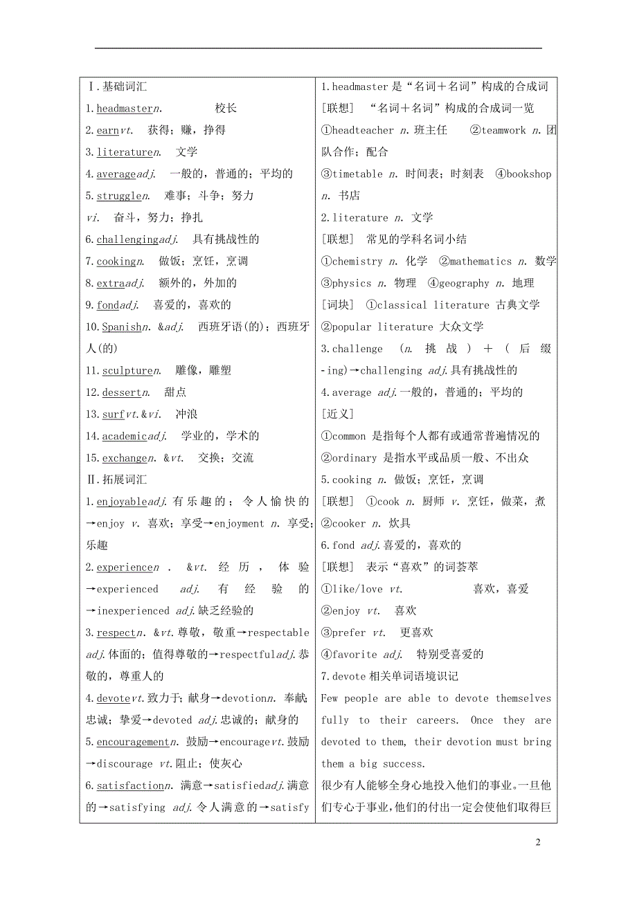 18学年高中英语unit1schoollifesectionⅱwelcometotheunit_第2页