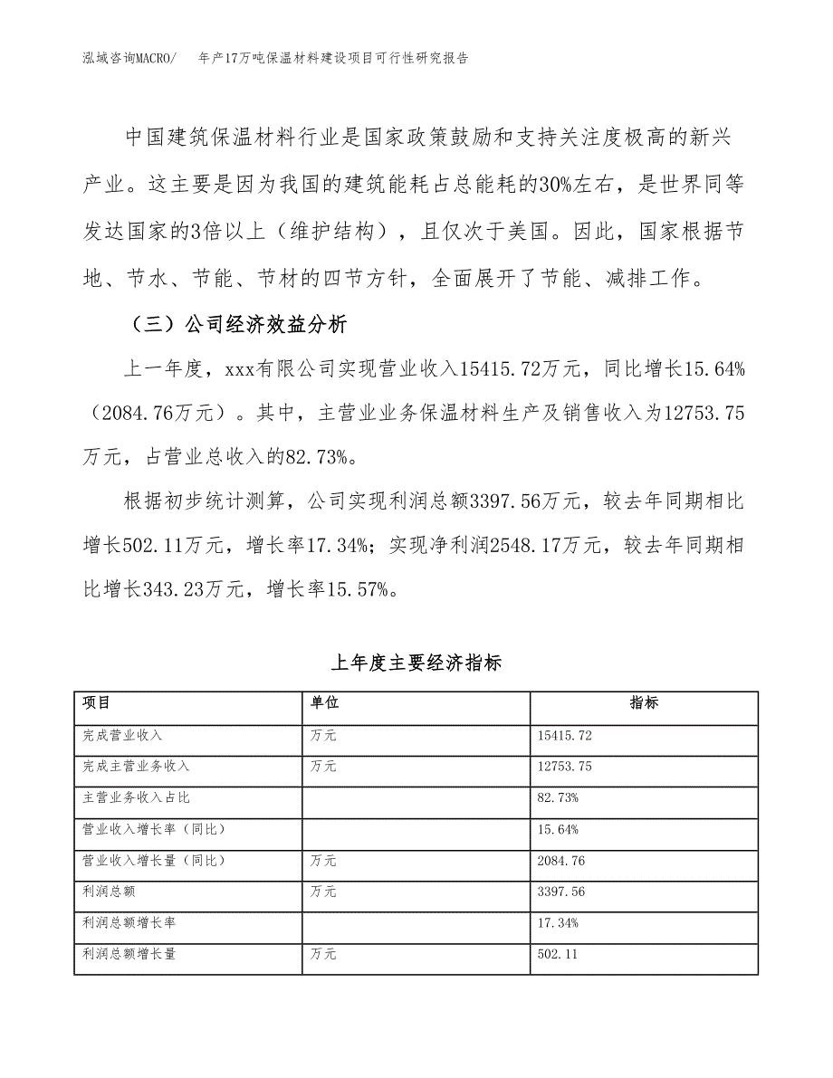 年产17万吨保温材料建设项目可行性研究报告（立项）_第4页