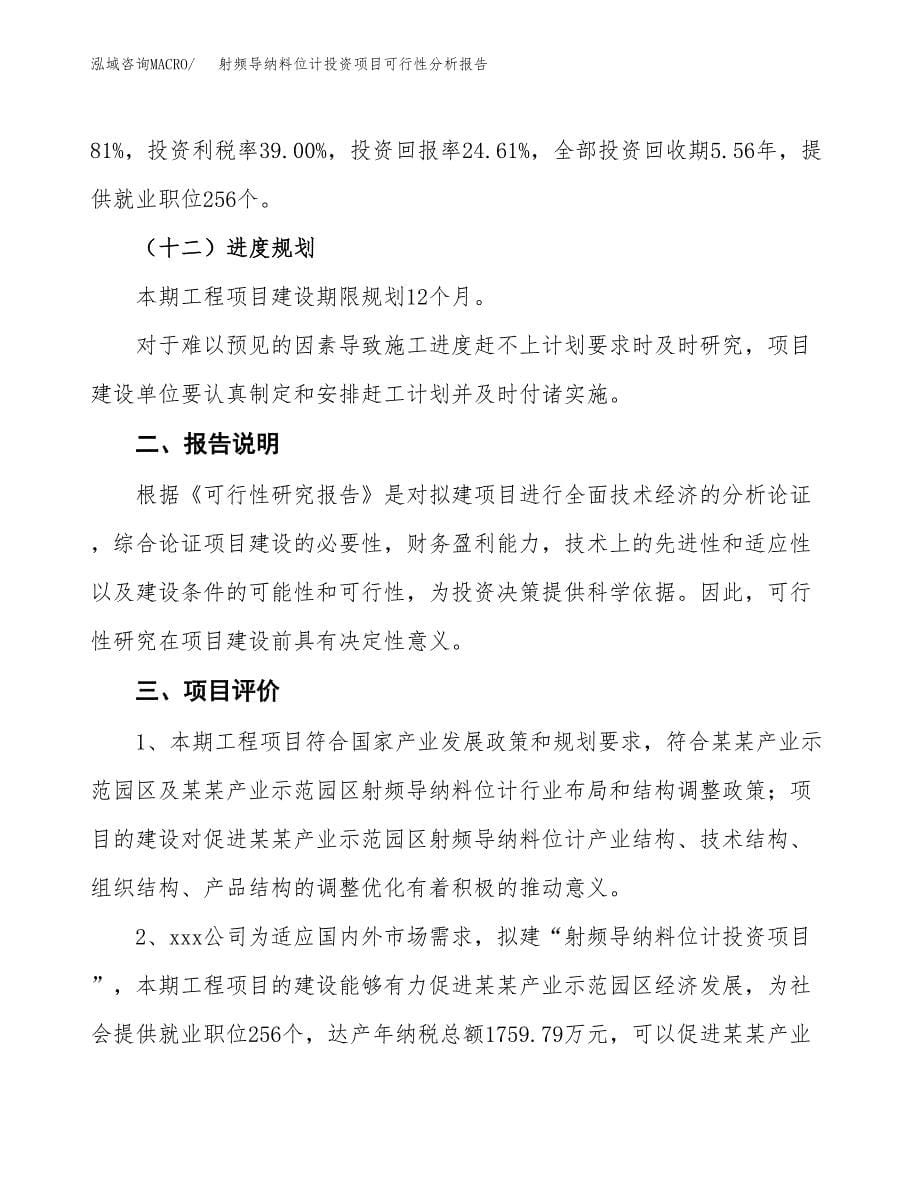 射频导纳料位计投资项目可行性分析报告word可编辑.docx_第5页