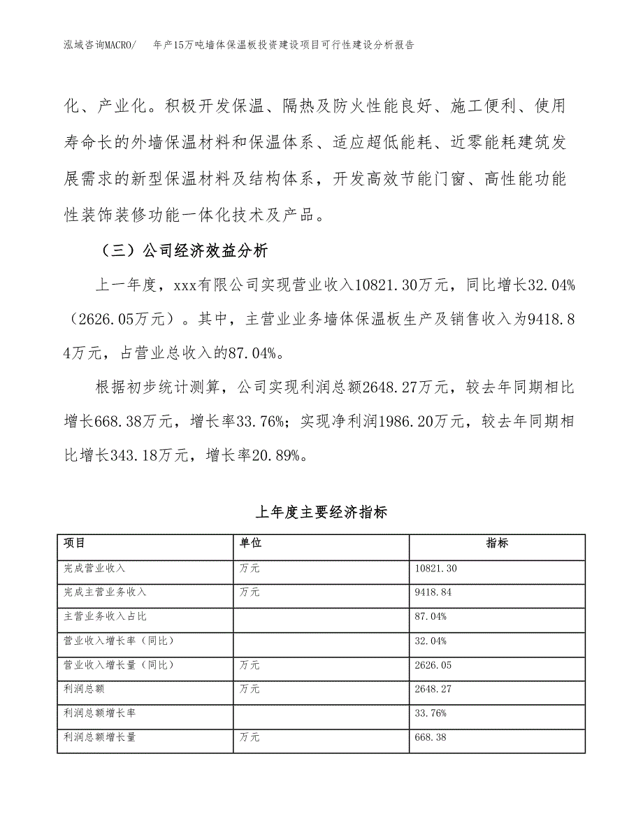 年产15万吨墙体保温板投资建设项目可行性建设分析报告案例_第4页