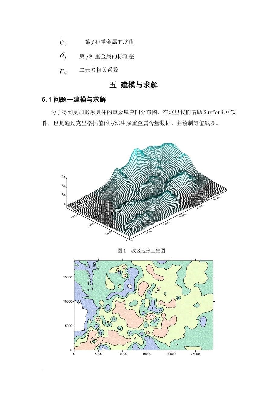 2011数学建模a题-城市表层土壤重金属污染分析_第5页