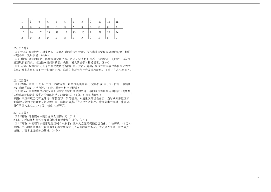 2017-2018学年高二历史上学期期中试题_第4页