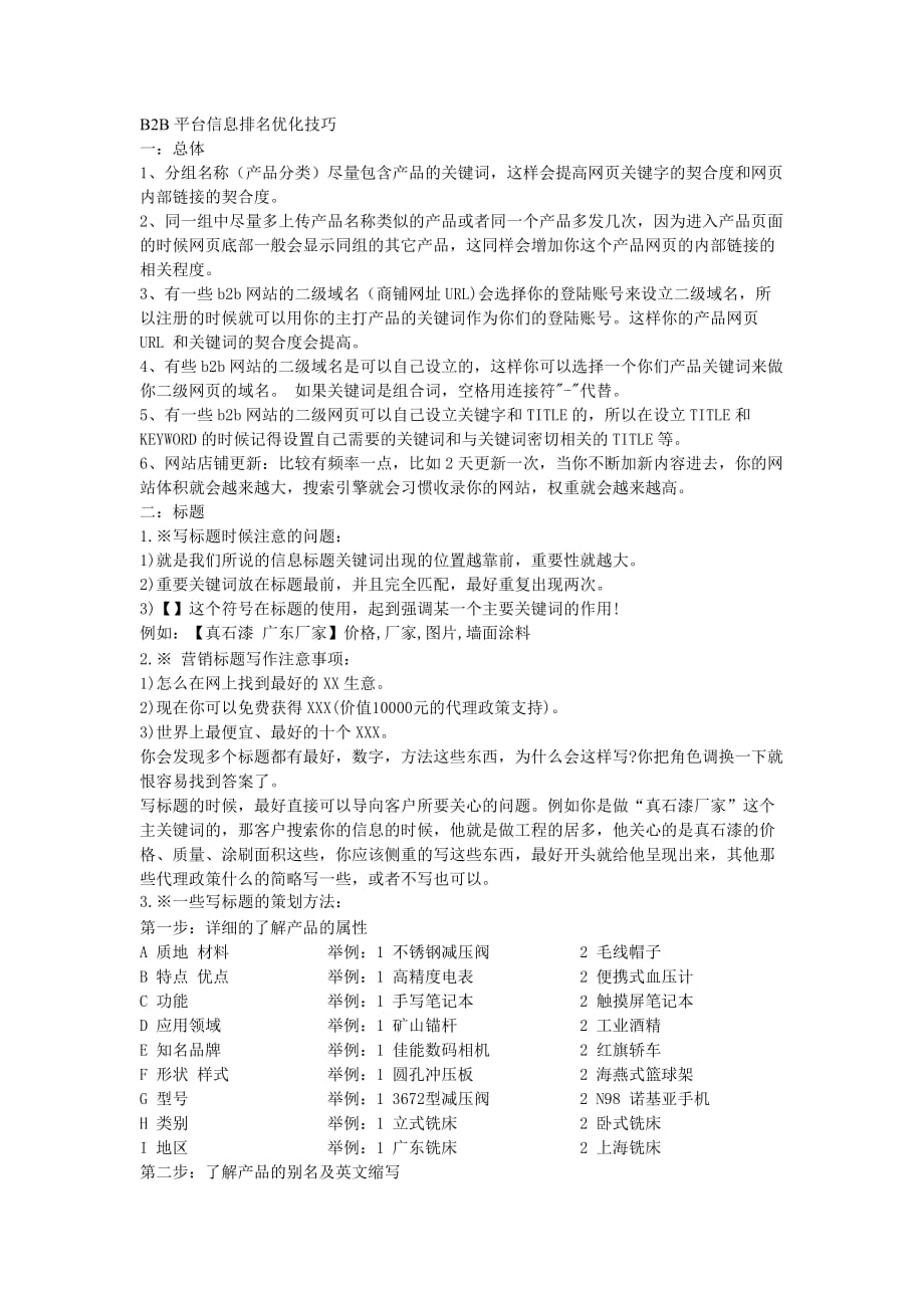 b2b优化排名技巧汇总_第1页