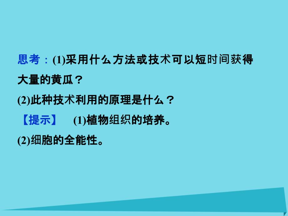 高中生物 第二章 克隆技术 第二节 植物的克隆课件 浙科版选修3_第4页