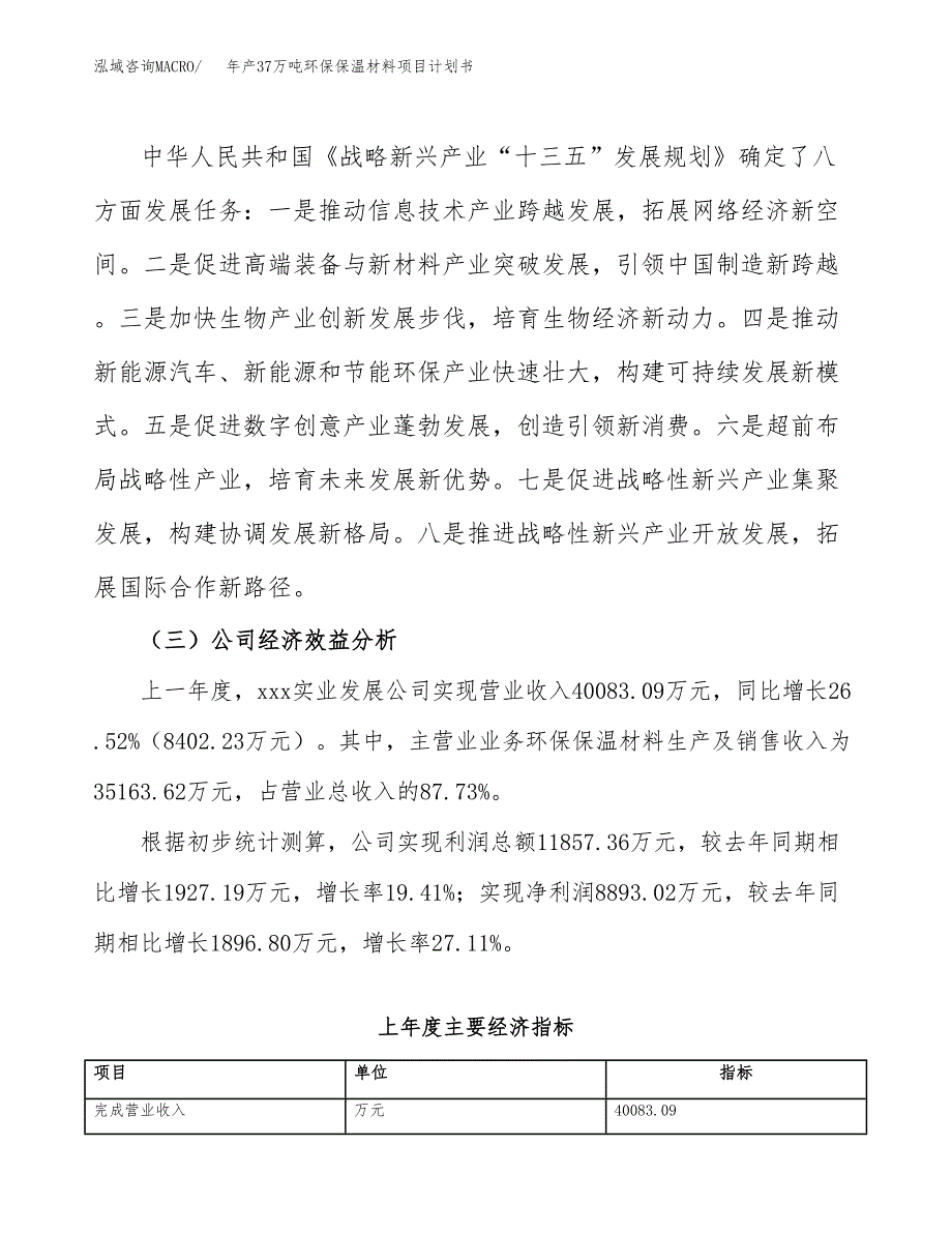 年产37万吨环保保温材料项目计划书范文_第4页