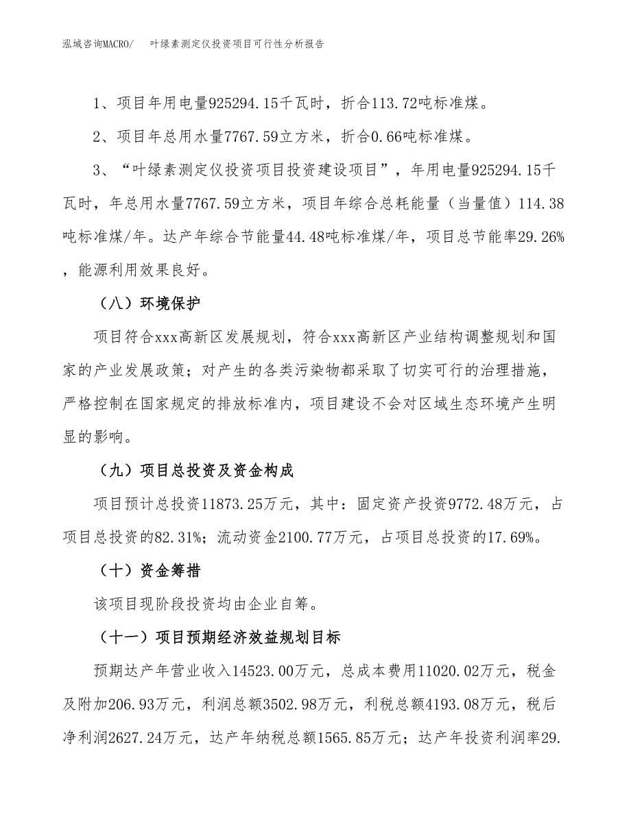 叶绿素测定仪投资项目可行性分析报告word可编辑.docx_第5页