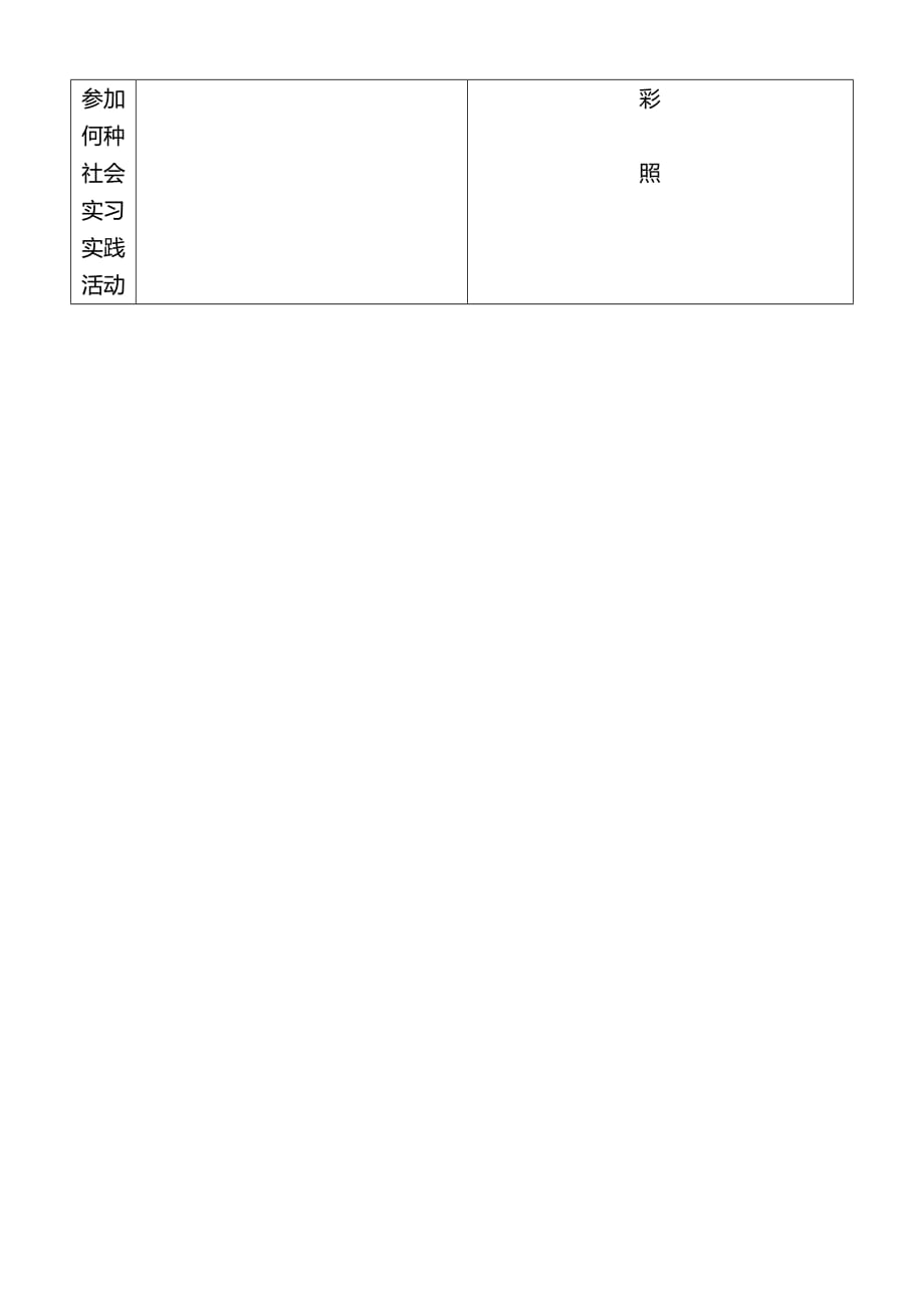 2010新版毕业生就业推荐表_第2页