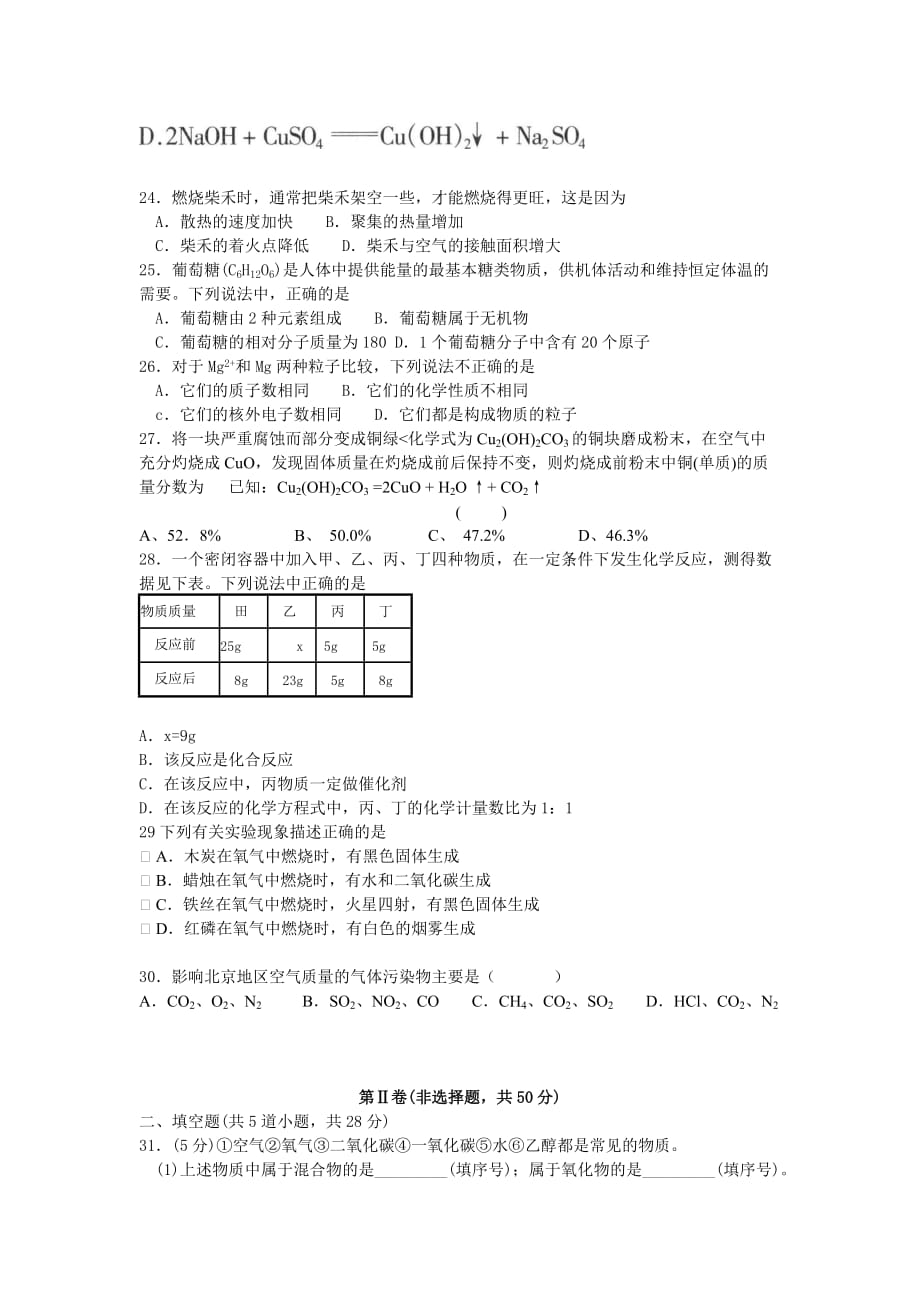 2011年初三化学冲刺复习2_第3页